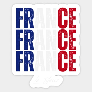 France flag, french flag Sticker